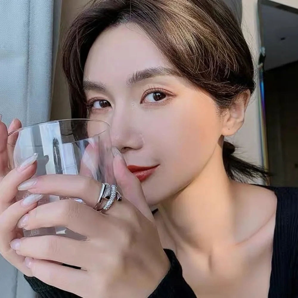 💎 BOGO❗️Silver Uneven Texture fashion Ring - Picture 6 of 8